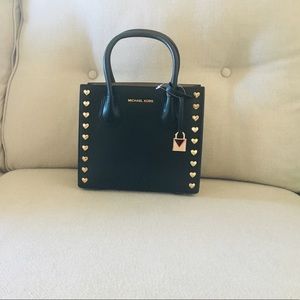 NWT Michael Kors Mercer Studio Black MD Messenger
